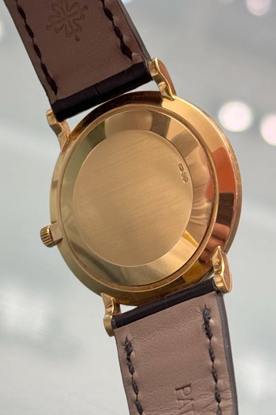 Patek Philippe Calatrava - 3919 - 18 Karat Gelbgold - Servicebox + Original Papiere - Jahr: 05/1986 - Deutschland - Faltschließe - 33mm - Handaufzug - Premium Luxusuhr - Bild 4