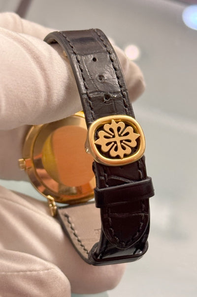 Patek Philippe Calatrava - 3919 - 18 Karat Gelbgold - Servicebox + Original Papiere - Jahr: 05/1986 - Deutschland - Faltschließe - 33mm - Handaufzug - Premium Luxusuhr - Bild 5