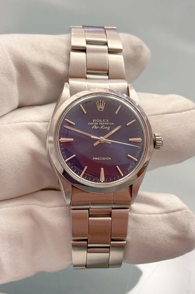 Rolex Air-King - 5500 - Edelstahl - Tritium - Jahr: 1972/1973 - Automatik - 34mm - Vintage!! - Premium Luxusuhr - Bild 2