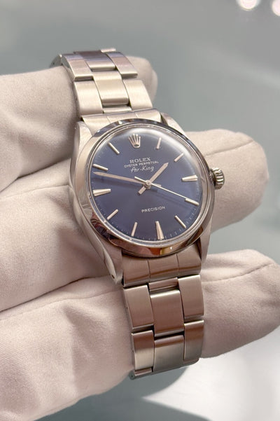 Rolex Air-King - 5500 - Edelstahl - Tritium - Jahr: 1972/1973 - Automatik - 34mm - Vintage!! - Premium Luxusuhr - Bild 3