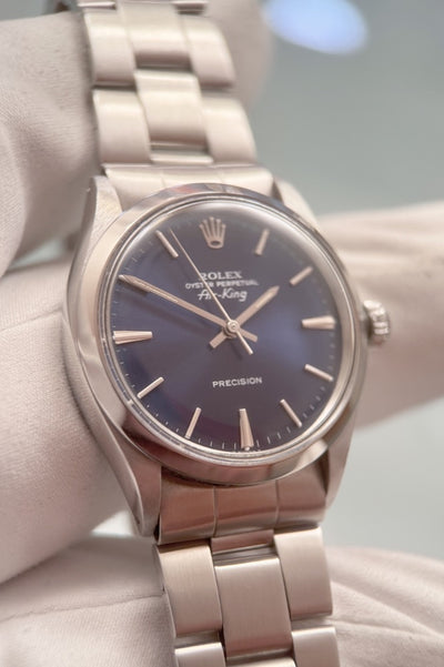 Rolex Air-King - 5500 - Edelstahl - Tritium - Jahr: 1972/1973 - Automatik - 34mm - Vintage!! - Premium Luxusuhr - Bild 8
