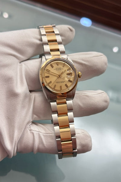 Rolex Datejust 36 - 1600 - Edelstahl/Gelbgold - Jahr: 1973/1974 - Tritium - Vintage! - Premium Luxusuhr - Bild 11