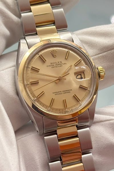 Rolex Datejust 36 - 1600 - Edelstahl/Gelbgold - Jahr: 1973/1974 - Tritium - Vintage! - Premium Luxusuhr - Bild 6