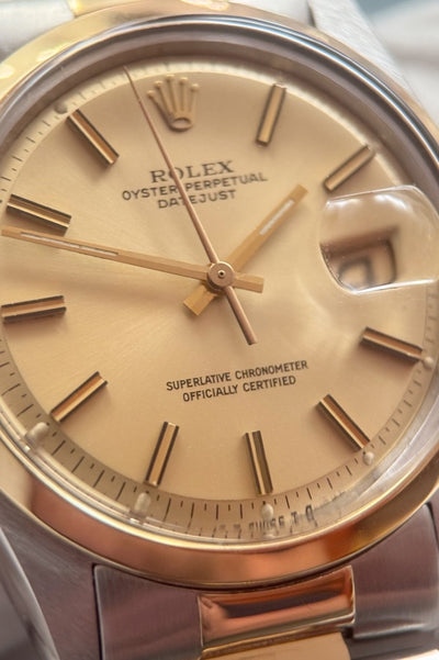 Rolex Datejust 36 - 1600 - Edelstahl/Gelbgold - Jahr: 1973/1974 - Tritium - Vintage! - Premium Luxusuhr - Bild 7