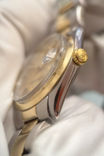 Rolex Datejust 36 - 1600 - Edelstahl/Gelbgold - Jahr: 1973/1974 - Tritium - Vintage! - Premium Luxusuhr - Bild 8