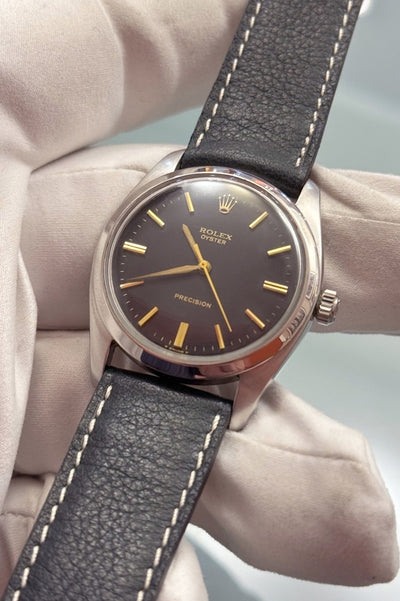 Rolex "Jumbo" Oyster Precision - 6424 - Edelstahl -Tritium - Handaufzug - 36mm - Vintage!! - Premium Luxusuhr - Bild 3