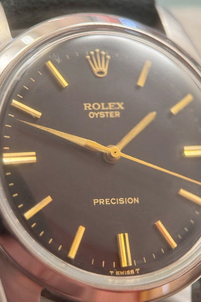 Rolex "Jumbo" Oyster Precision - 6424 - Edelstahl -Tritium - Handaufzug - 36mm - Vintage!! - Premium Luxusuhr - Bild 7
