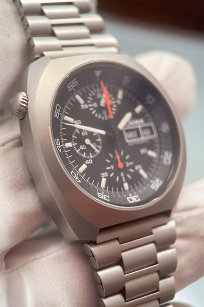 Sinn 142 D1 Weltraumchronograph - FS Edelstahlband - Lemania 5100 - Jahr: ca. 2000 - Automatik - 43mm - Top! - Premium Luxusuhr - Bild 9