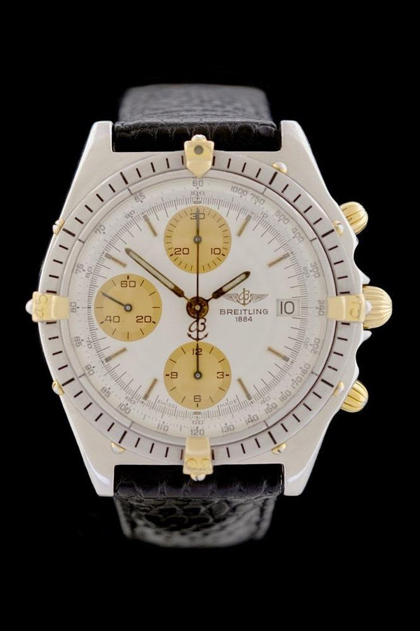 Breitling Chronomat - Ref. 81.950 - Automatic - Weiß - Champagner Subdials - Goldreiter - ca. 1993-1994 - Premium Luxusuhr - Bild 1