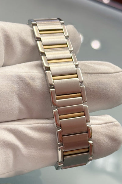 Cartier Tank Française - 2301 - Stahl/Gelbgold - Hausbox/Echtheitszertifikat - Jahr: 1995-1999 - Quarz - Premium Luxusuhr - Bild 3