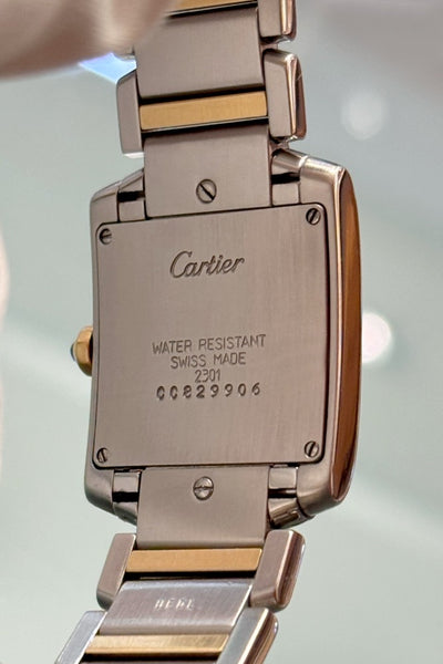 Cartier Tank Française - 2301 - Stahl/Gelbgold - Hausbox/Echtheitszertifikat - Jahr: 1995-1999 - Quarz - Premium Luxusuhr - Bild 5