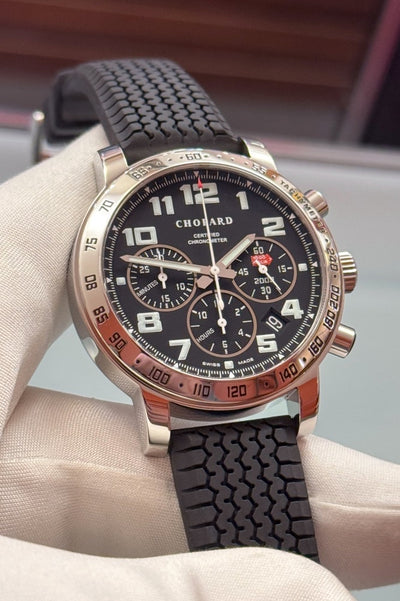 Chopard Mille Miglia Chronograph - 168920 - Edelstahl - Box &amp; EU-Papiere - Jahr: 05/2002 - 40,5mm - Neuer Service! - Premium Luxusuhr - Bild 2