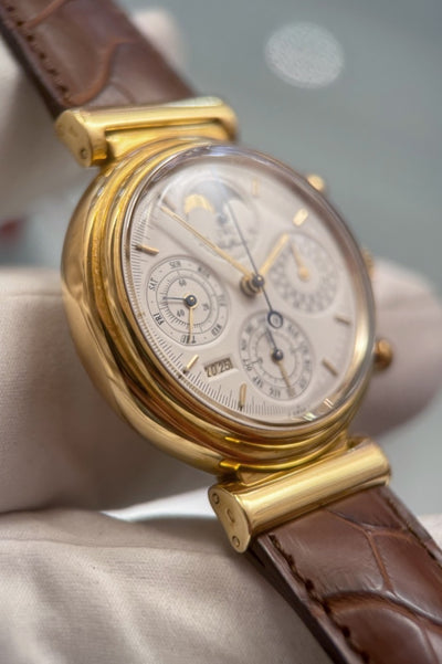 IWC Da Vinci Perpetual Calendar - IW3750 - 18 Karat Gelbgold - IWC Box + Papiere - Jahr: 1992 - Automatik - 39mm - Servicebeleg! - Premium Luxusuhr - Bild 10