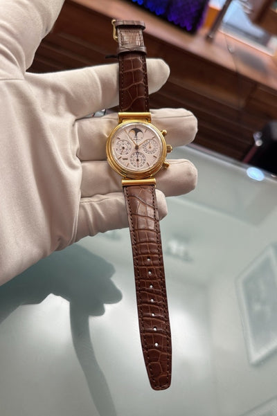 IWC Da Vinci Perpetual Calendar - IW3750 - 18 Karat Gelbgold - IWC Box + Papiere - Jahr: 1992 - Automatik - 39mm - Servicebeleg! - Premium Luxusuhr - Bild 14