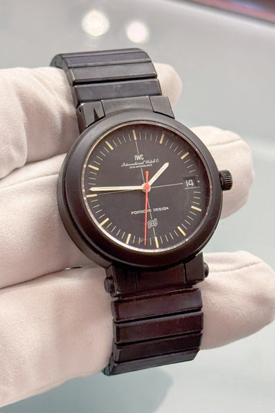 IWC Porsche Design Kompassuhr - IW3510 - Aluminium - Cal. 375 - 70er Jahre - 40mm - Automatik - Premium Luxusuhr - Bild 3