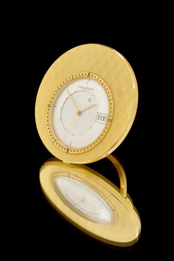 Jaeger-LeCoultre Memovox - Reisewecker/Tischuhr - Vergoldet - 70er Jahre - Handaufzug - Premium Luxusuhr - Bild 1