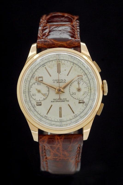 Orfina Vintage -18.K.Gelbgold- Landeron 248 - Premium Luxusuhr - Bild 1