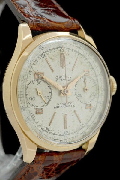 Orfina Vintage -18.K.Gelbgold- Landeron 248 - Premium Luxusuhr - Bild 3