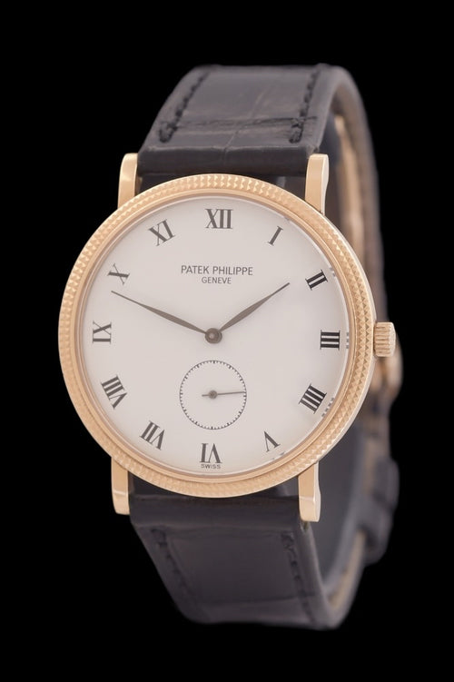 Patek Philippe Calatrava - 3919 - 18 Karat Gelbgold - Servicebox + Original Papiere - Jahr: 05/1986 - Deutschland - Faltschließe - 33mm - Handaufzug - Premium Luxusuhr - Bild 1