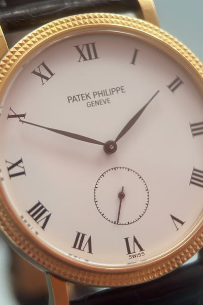 Patek Philippe Calatrava - 3919 - 18 Karat Gelbgold - Servicebox + Original Papiere - Jahr: 05/1986 - Deutschland - Faltschließe - 33mm - Handaufzug - Premium Luxusuhr - Bild 6