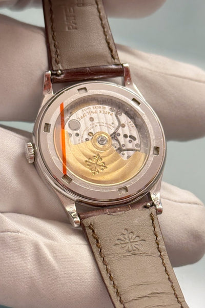 Patek Phillippe Calatrava + PP. Manschettenknöpfe - 5297G - Weissgold/Diamanten - Box &amp; Papiere - Jahr: 11/2021 - 38mm - Set!!! - Premium Luxusuhr - Bild 11