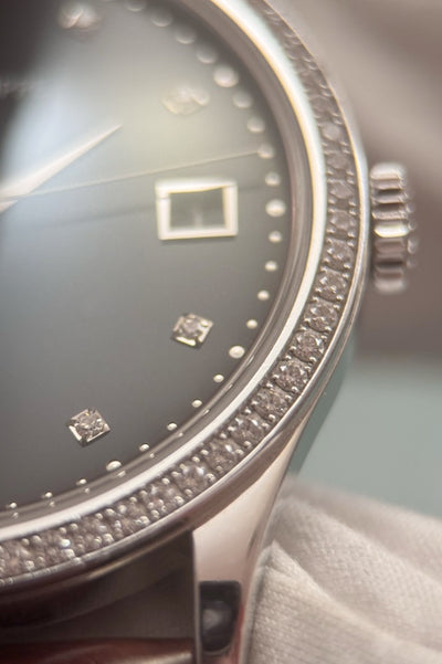 Patek Phillippe Calatrava + PP. Manschettenknöpfe - 5297G - Weissgold/Diamanten - Box &amp; Papiere - Jahr: 11/2021 - 38mm - Set!!! - Premium Luxusuhr - Bild 19