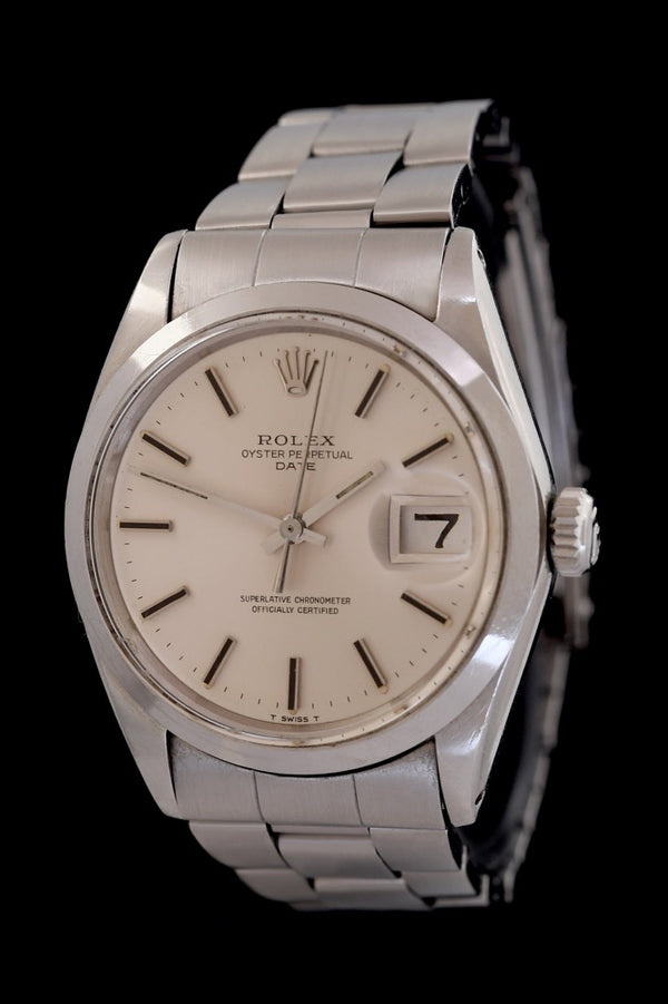 Rolex Date 34 - 1500 - Edelstahl - Tritium - Jahr: 1968 - Oysterband - Automatik - Vintage! - Premium Luxusuhr - Bild 1