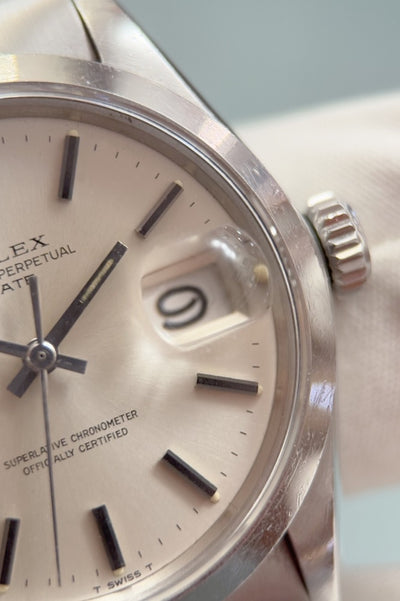 Rolex Date 34 - 1500 - Edelstahl - Tritium - Jahr: 1968 - Oysterband - Automatik - Vintage! - Premium Luxusuhr - Bild 10