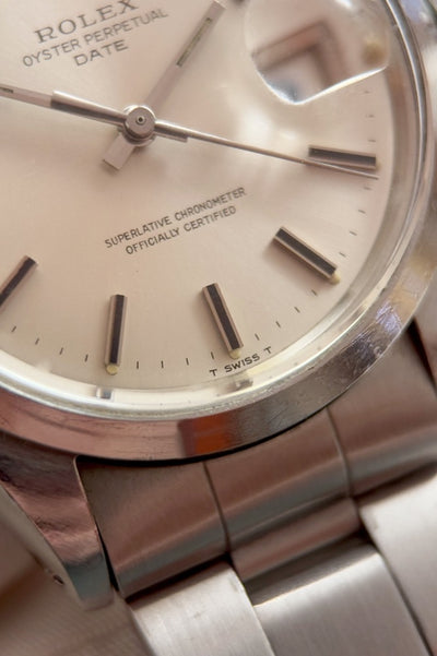Rolex Date 34 - 1500 - Edelstahl - Tritium - Jahr: 1968 - Oysterband - Automatik - Vintage! - Premium Luxusuhr - Bild 9