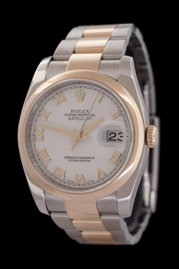 Rolex Datejust 36 - 116203 - Edelstahl/Gelbgold - Box/Papiere - LC100 - Jahr: 05/2012 - Erstkaufrechnung! - Schöner Zustand! - Premium Luxusuhr - Bild 1