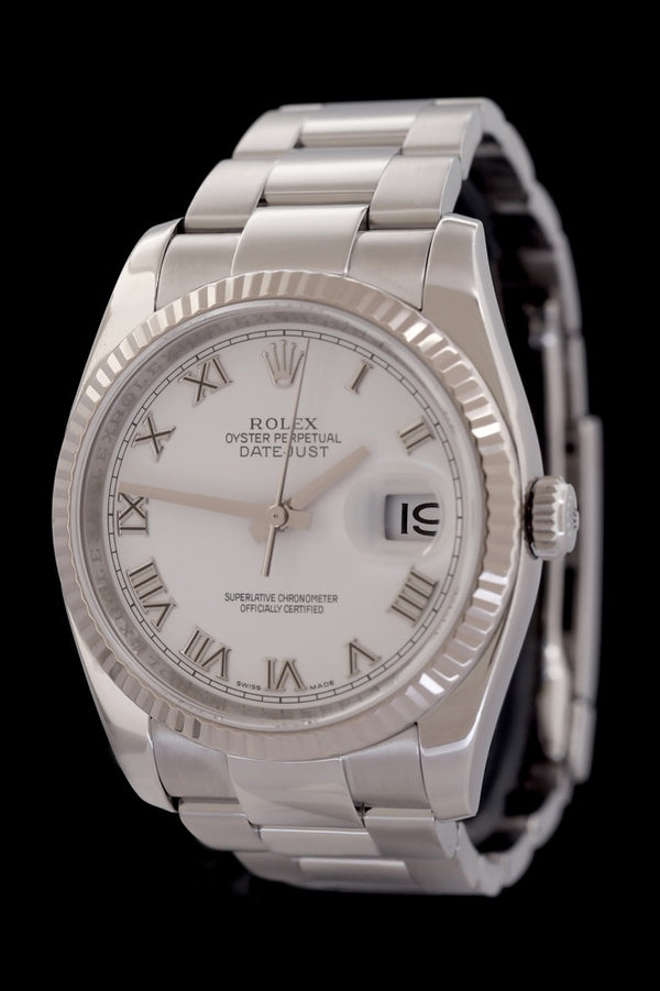 Rolex Datejust 36 - 116234 - Edelstahl/Weissgold - Box/Papiere - LC100 - Jahr: 2011 - Automatik - Schöner Zustand! - Premium Luxusuhr - Bild 1