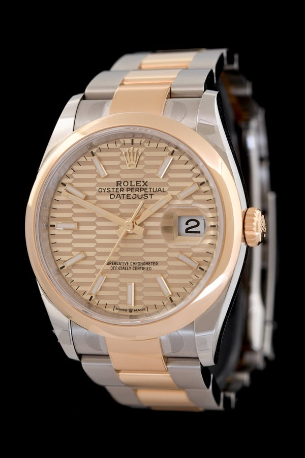 Rolex Datejust 36 - 126203 - Stahl/Gelbgold - Jahr: 10/2023 - Box/Papiere - Neu &amp; Ungetragen! - Premium Luxusuhr - Bild 1
