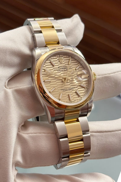 Rolex Datejust 36 - 126203 - Stahl/Gelbgold - Jahr: 10/2023 - Box/Papiere - Neu &amp; Ungetragen! - Premium Luxusuhr - Bild 2