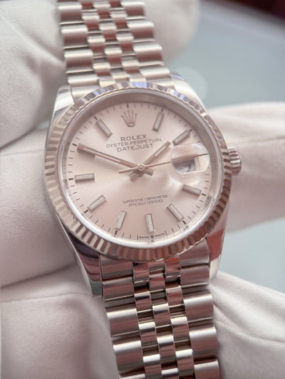 Rolex Datejust 36 - 126234 - Edelstahl/Weissgold - Jahr: 2020 - Box/Papiere - LC100 - Schöner Zustand! - Premium Luxusuhr - Bild 11