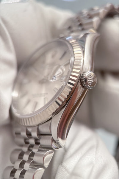 Rolex Datejust 36 - 126234 - Edelstahl/Weissgold - Jahr: 2020 - Box/Papiere - LC100 - Schöner Zustand! - Premium Luxusuhr - Bild 12