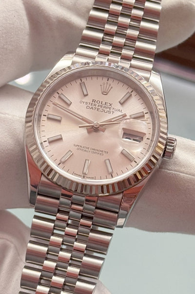 Rolex Datejust 36 - 126234 - Edelstahl/Weissgold - Jahr: 2020 - Box/Papiere - LC100 - Schöner Zustand! - Premium Luxusuhr - Bild 3