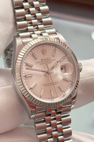 Rolex Datejust 36 - 126234 - Edelstahl/Weissgold - Jahr: 2020 - Box/Papiere - LC100 - Schöner Zustand! - Premium Luxusuhr - Bild 4