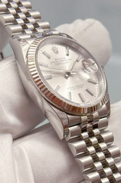 Rolex Datejust 36 - 126234 - Edelstahl/Weissgold - Jahr: 2020 - Box/Papiere - LC100 - Schöner Zustand! - Premium Luxusuhr - Bild 6