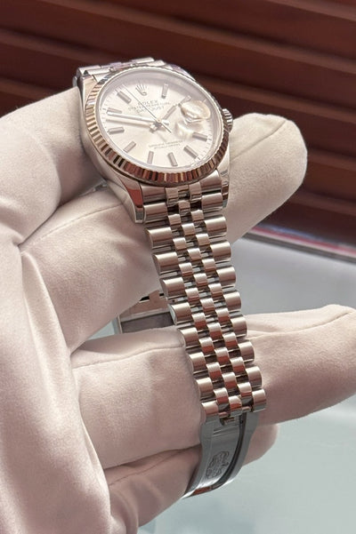 Rolex Datejust 36 - 126234 - Edelstahl/Weissgold - Jahr: 2020 - Box/Papiere - LC100 - Schöner Zustand! - Premium Luxusuhr - Bild 7
