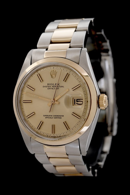 Rolex Datejust 36 - 1600 - Edelstahl/Gelbgold - Jahr: 1973/1974 - Tritium - Vintage! - Premium Luxusuhr - Bild 1