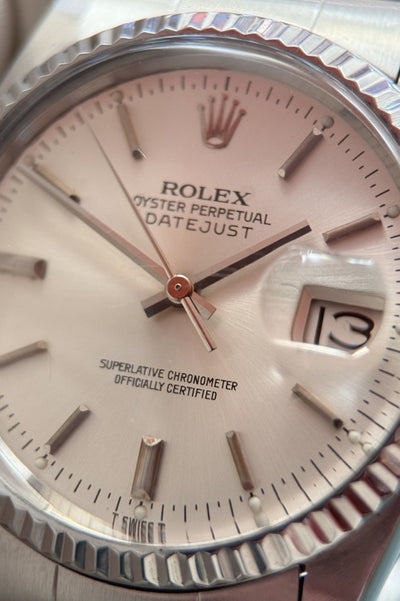Rolex Datejust 36 - 16014 - &quot;Quickchange&quot; - Edelstahl/Weissgold - Oysterband - Jahr: 1982/1983 - Automatik - Vintage!! - Premium Luxusuhr - Bild 9