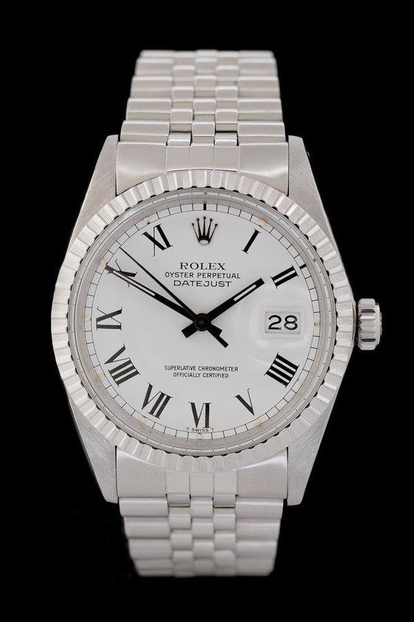 Rolex Datejust 36 - Ref. 16030 - Edelstahl - Buckley Dial - Jubilee Band - Automatik - Jahr: ca. 1984 - Premium Luxusuhr - Bild 1