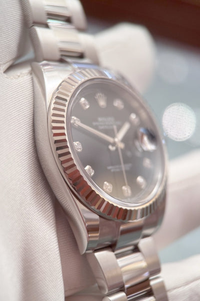 Rolex Datejust 41 - 126334 - Edelstahl/Weissgold - Bia/Black - Rolex Box &amp; EU-Papiere - Jahr: 08/2020 - Guter Zustand! - Premium Luxusuhr - Bild 11