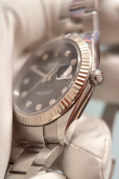 Rolex Datejust 41 - 126334 - Edelstahl/Weissgold - Bia/Black - Rolex Box &amp; EU-Papiere - Jahr: 08/2020 - Guter Zustand! - Premium Luxusuhr - Bild 12