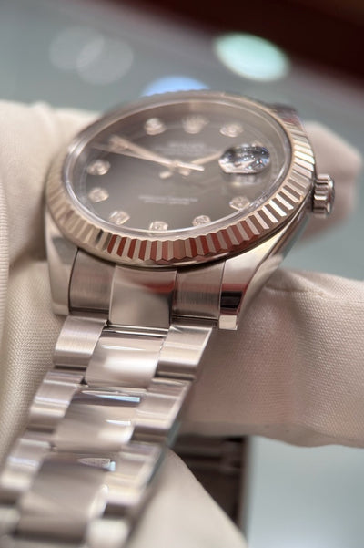 Rolex Datejust 41 - 126334 - Edelstahl/Weissgold - Bia/Black - Rolex Box &amp; EU-Papiere - Jahr: 08/2020 - Guter Zustand! - Premium Luxusuhr - Bild 13