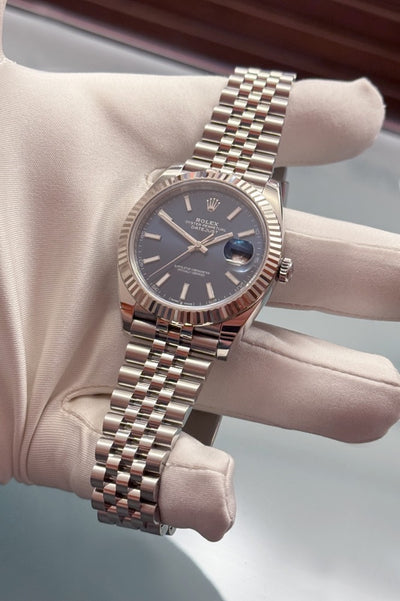 Rolex Datejust 41 - 126334 - Edelstahl/Weissgold - Box/Papiere - LC100 - Jahr: 10/2019 - Jubilee - Premium Luxusuhr - Bild 8