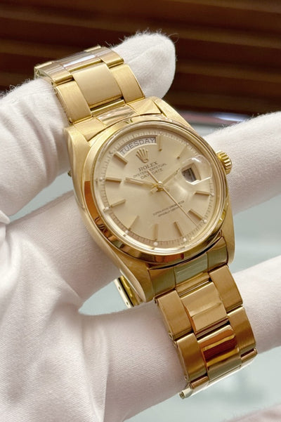 Rolex Day-Date 36 - 1802 - 18kt. Gelbgold - Oysterband - Jahr: 1973 - Servicebox/Servicepapiere - Top Zustand! - Premium Luxusuhr - Bild 2