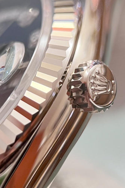 Rolex Day-Date 36 - Ref. 128239 - Box &amp; Papiere - 18k Weißgold - Automatik - &quot;Ombre&quot; Zifferblatt - Jahr: 2022 - Neu! - Premium Luxusuhr - Bild 11