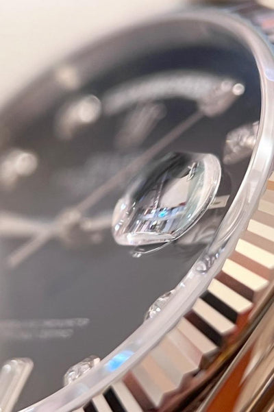 Rolex Day-Date 36 - Ref. 128239 - Box &amp; Papiere - 18k Weißgold - Automatik - &quot;Ombre&quot; Zifferblatt - Jahr: 2022 - Neu! - Premium Luxusuhr - Bild 12