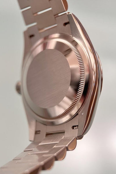 Rolex Day-Date 36 - Ref. 128239 - Box &amp; Papiere - 18k Weißgold - Automatik - &quot;Ombre&quot; Zifferblatt - Jahr: 2022 - Neu! - Premium Luxusuhr - Bild 14